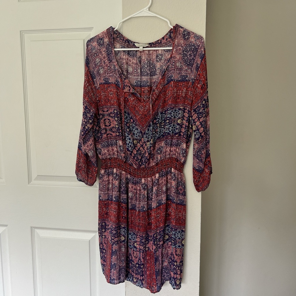 Lucky Brand live Love multicolor tunic peasant style Dress
Boho Style